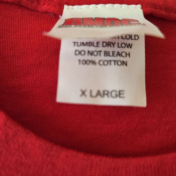 University Of Georgia Red Graphic T-Shirt BMOC X-Large 100% Cotton Mens College - Picture 4 of 6